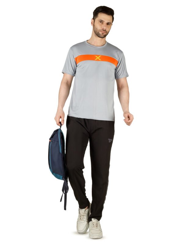 Men’s Breathable Panel Design Sports T-Shirt