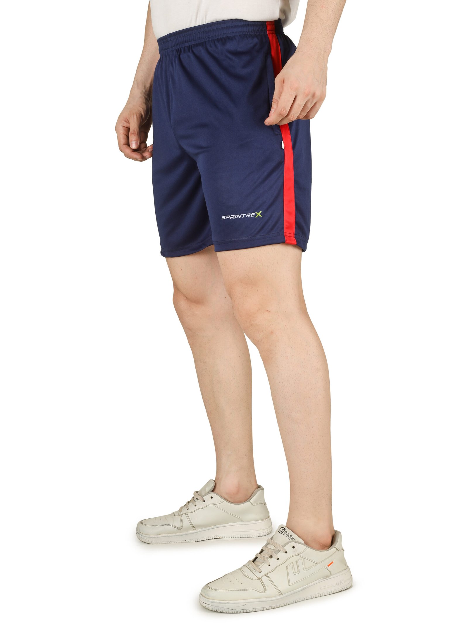 Men Red stripe shorts